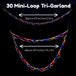30 Mini-Loop Tri-Garland